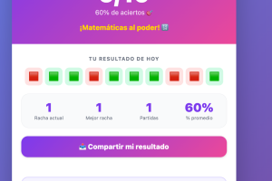 Mathle Diario – Reto Matemático del Día